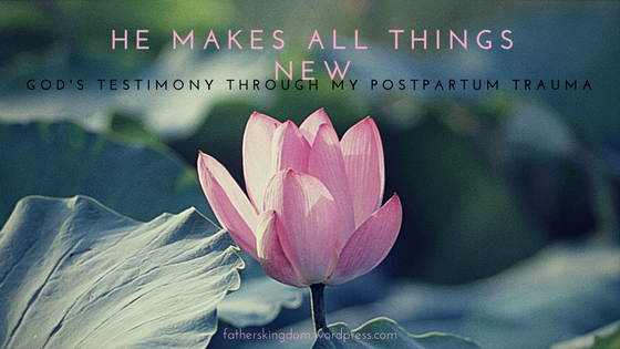 God's Testimony Through My Postpartum Trauma